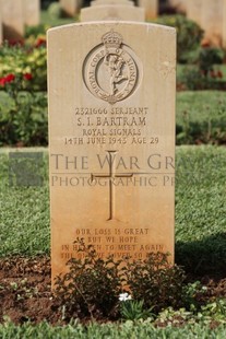 BEIRUT WAR CEMETERY - BARTRAM, SIDNEY ISAAC